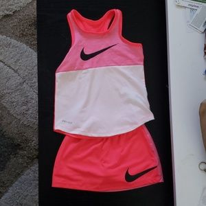 Nike skirt and tank top